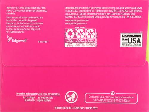 Playtex Playtex Sport Tampons Super Absorbency, White, Unscented, 48 Count