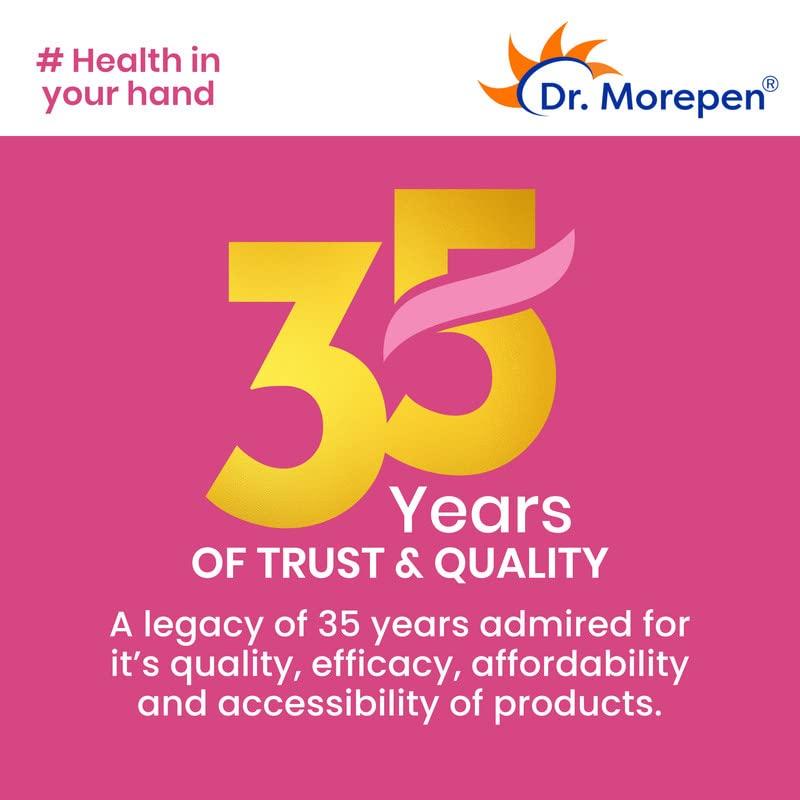 Dr. Morepen Dr.Morepen Biotin+ Tabs | With Multivitamins, Amino Acids, Natural Extract of Amla, Turmeric & Green Tea, Bhringraj & Brahmi | 60 Tablets Pack of 2