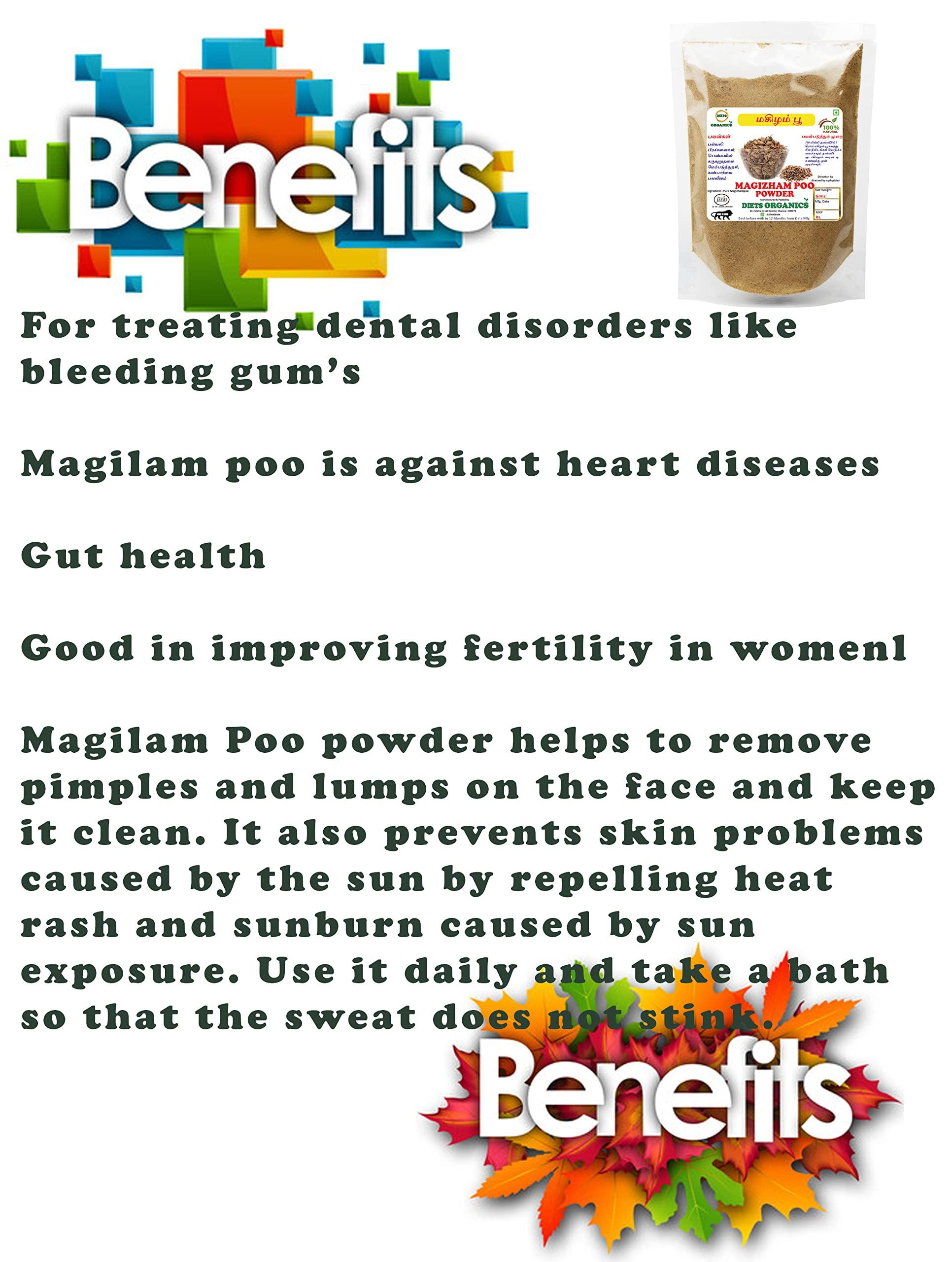 DIETS ORGANICS DIETS ORGANICS MagilamPoo Flower powder / Spanish cherry Flower powder - 200 Gms pack of 1