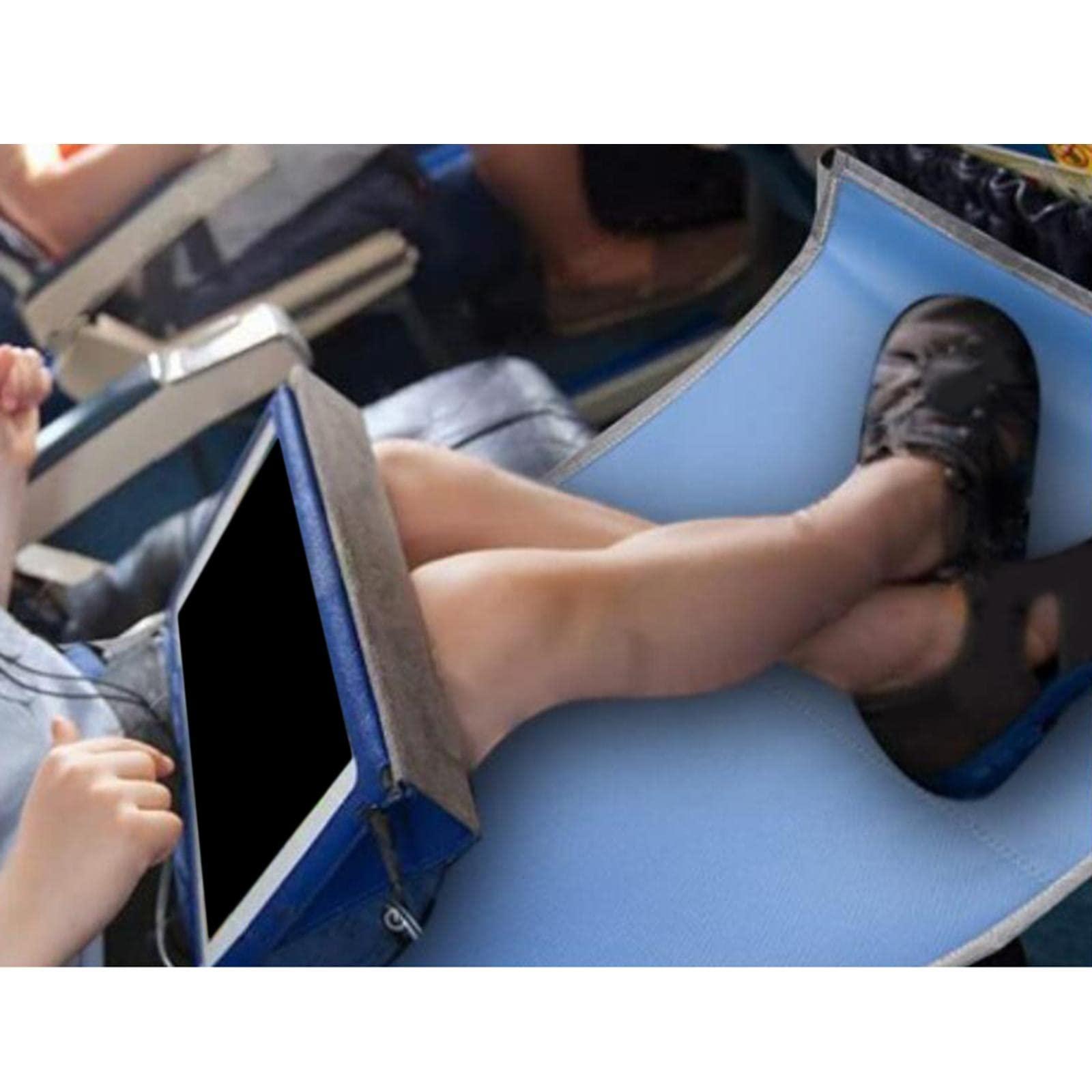Enakshi (LABEL) Enakshi Foot Rest Hammock Foldable Multifunction Leg Rest for Most Airplane Seats Blue |Health & Beauty | Medical, Mobility & Disability | Orthopedics & Supports | Orthotics, Braces & Sleeves