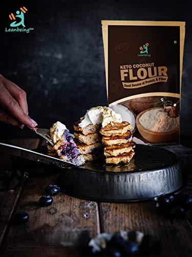 LEANBEING Leanbeing Keto Coconut Flour (1Kg) ( Ultra Low Carb Coconut Flour| Gluten Free | Coconut Powder