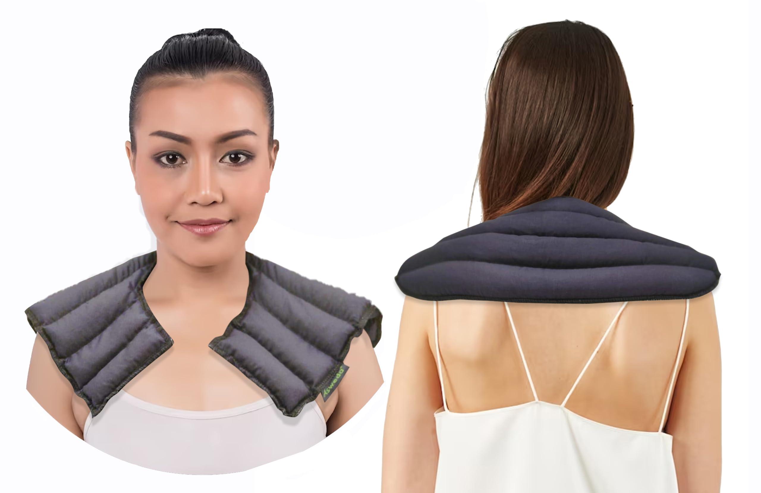 Asweda Hot & Cold Bags Asweda Hot & Cold Reusable Wheat Bags for Shoulder Pain Relief. Natural Therapy, Microwaveable. Chemical Free Pain Relief & Relaxation. Muscle, Joints, Swelling, Injuries | Heating, Ice Pack (Blue)