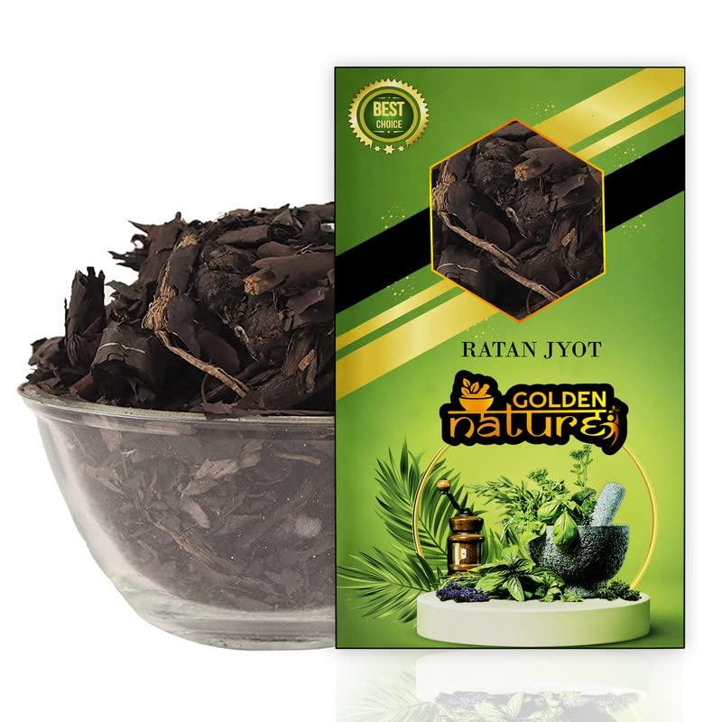 GOLDEN NATURE Golden Nature Ratanjot Alkanet Root Whole - Vembalam Pattai (Laljadi) |Onosma Echiodes | Alkanna Tinctoria For Hair Growth. Ratan jyot,Ratanjot (200gm)