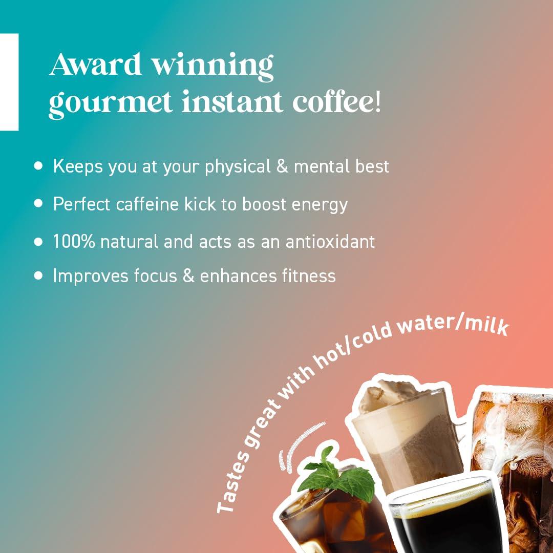 RAGE COFFEE Rage Coffee Silk Blend Instant Coffee | Creamy Hazelnut & Vanilla Velvet Silk Blend Flavoured Coffee 60 GMs Each | 100% Pure Instant Coffee | Premium, Bold & Smooth | Pack of 2