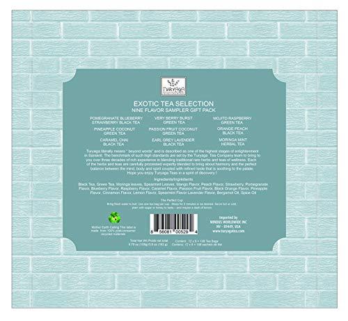 Turyaga Turyaga Gift Tea Box with 108 teabags in 9 exotic flavours