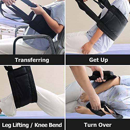 Dhadh Medical Gait Belt Transfer Sling for Seniors Safety Patient Lift Aid Home Bed Assist Handle Transfer Belt for Elderly