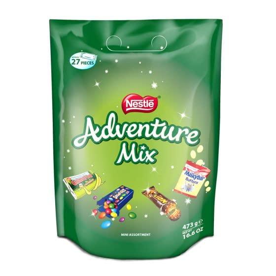 Nestle Nestle Advanenture Mini Mix Assortment, Animal Bar, Smarties, Lion Choco, White Lion, 473g (Imported)
