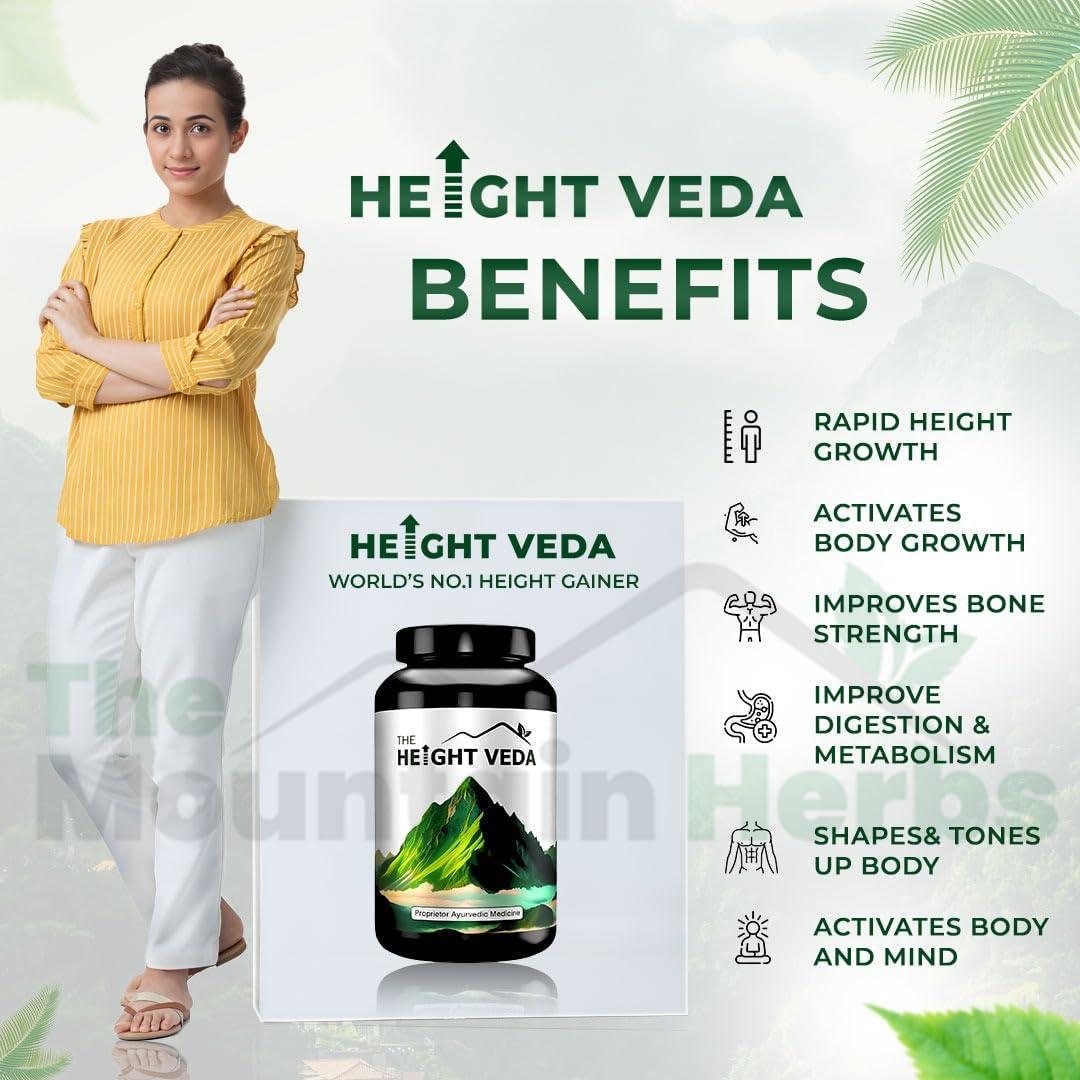 The Mountain Herbs The Mountain Herbs Original Height Veda powder for men| women