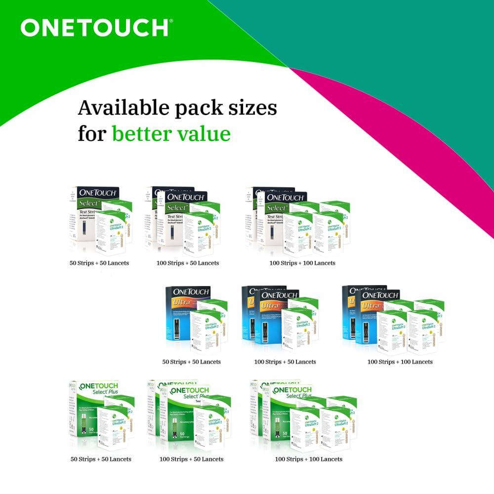 OneTouch OneTouch UltraSoft Lancets | Pack of 25 Lancets | Designed for Less Pain | Global Iconic Brand | For use with OneTouch UltraSoft & UltraSoft 2 Lancing Device
