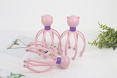 Spefez Spefez Scalp Massage Machine Head Massager Scalp Scratcher 12 Fingers/8 Fingers Rollers Ball Head Scratcher For Head Massage Body Relaxing Hair Massage Combo(MultiColor) (Combo)