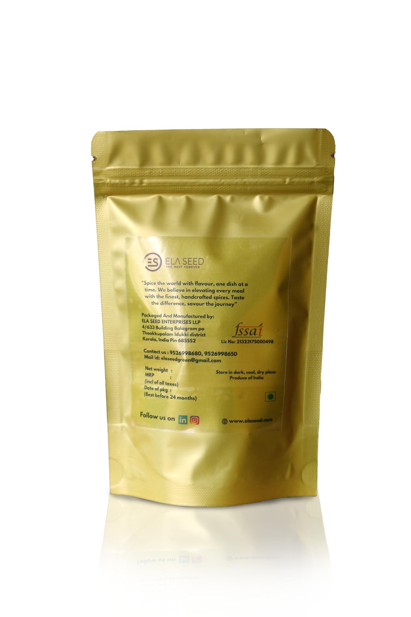 ela seed ELA SEED Kerala Bold Green Cardamom 8mm+ - Direct from Idukki Farmers, No Additives, Preservative-Free, Handpicked Elaichi, Aroma Locked in Resealable Pouch for Fresh Green Cardamom Flavor 250G (4)