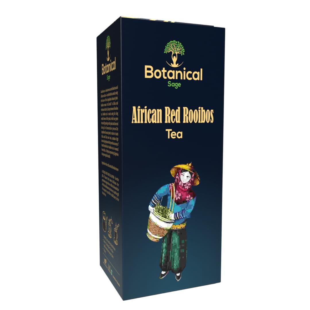 Botanical Sage Botanical Sage- Rooibos Tea 30 Pyramid Tea Bags | South African Red Rooibos | Selected | Luxury Tea