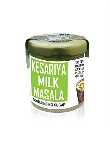 365 STORE TO DOOR 365 STORE TO DOOR Kesar Milk Masala, 25 gm | Premium Artistically Crafted Kesariya Doodh Masala | Real Dry Fruits and Saffron (Kesar) | No Added Sugar, Preservatives | 100 % Pure - Pack of 2