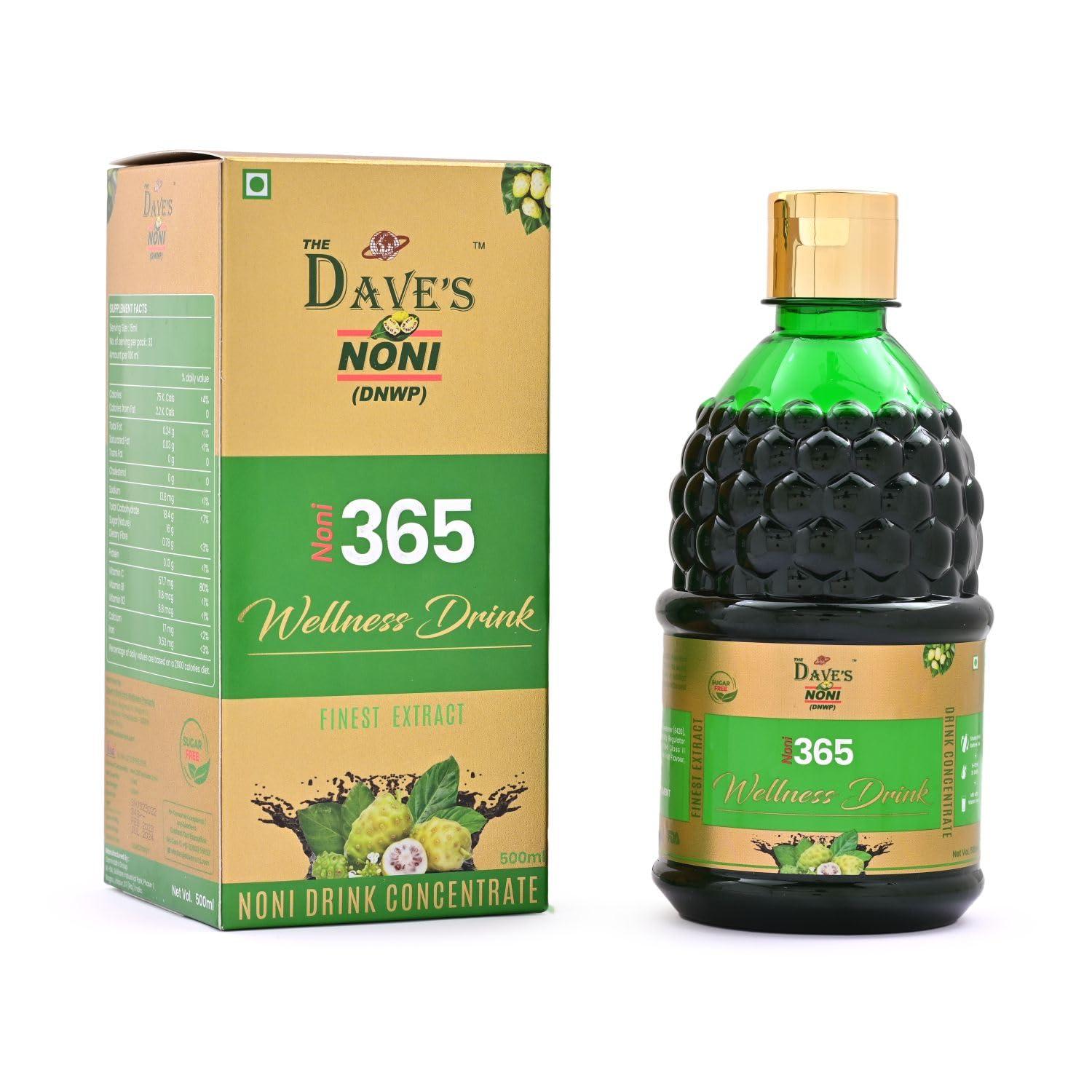 The DAVES NONI ( DNWP) The Dave\'s Noni 365 Wellness Drink, Noni Juice And Noni Toothpaste Combo ,Herbal Immunity Booster Drink ,Detox Drink & Natural Toothpaste for Oral Health , Noni Juice And Noni Toothpaste ,1 Liter Noni Juice and 100 Gram Noni Toothpaste