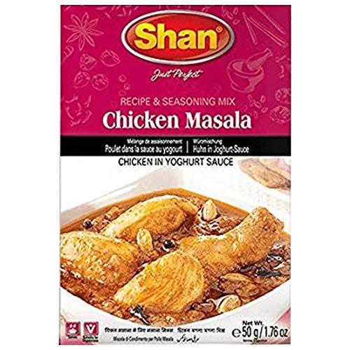 Shans Shan Chicken Masala, 1.76 oz  50 g, 8 Pack