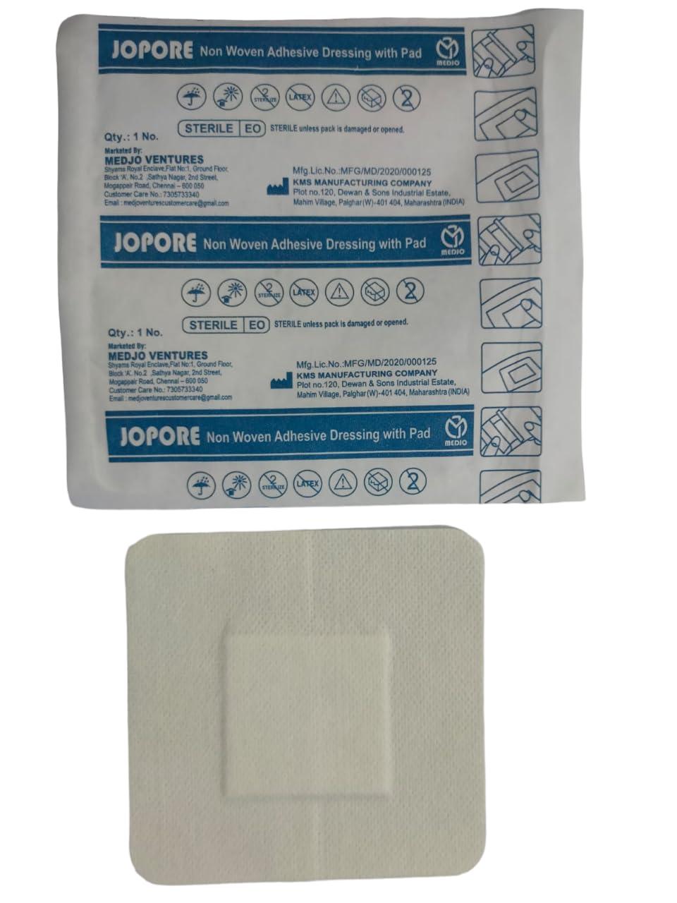 JOMED JOMED JOPORE NON WOVEN ADHESIVE DRESSING WITH PAD SIZE : 10 X 10 CM BOX OF 25 PCS