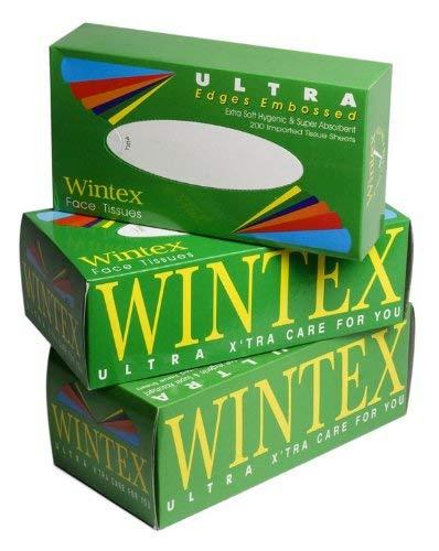 Wintex Wintex Ultra Edges Car Embossed Face Tissue - Pack of 4 Boxes