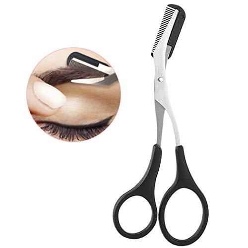 Coxeer Coxeer Black Hair Remover Spring Creative Stainless Steel Threading Tool with 5 Eyebrow Tools for Women Girls