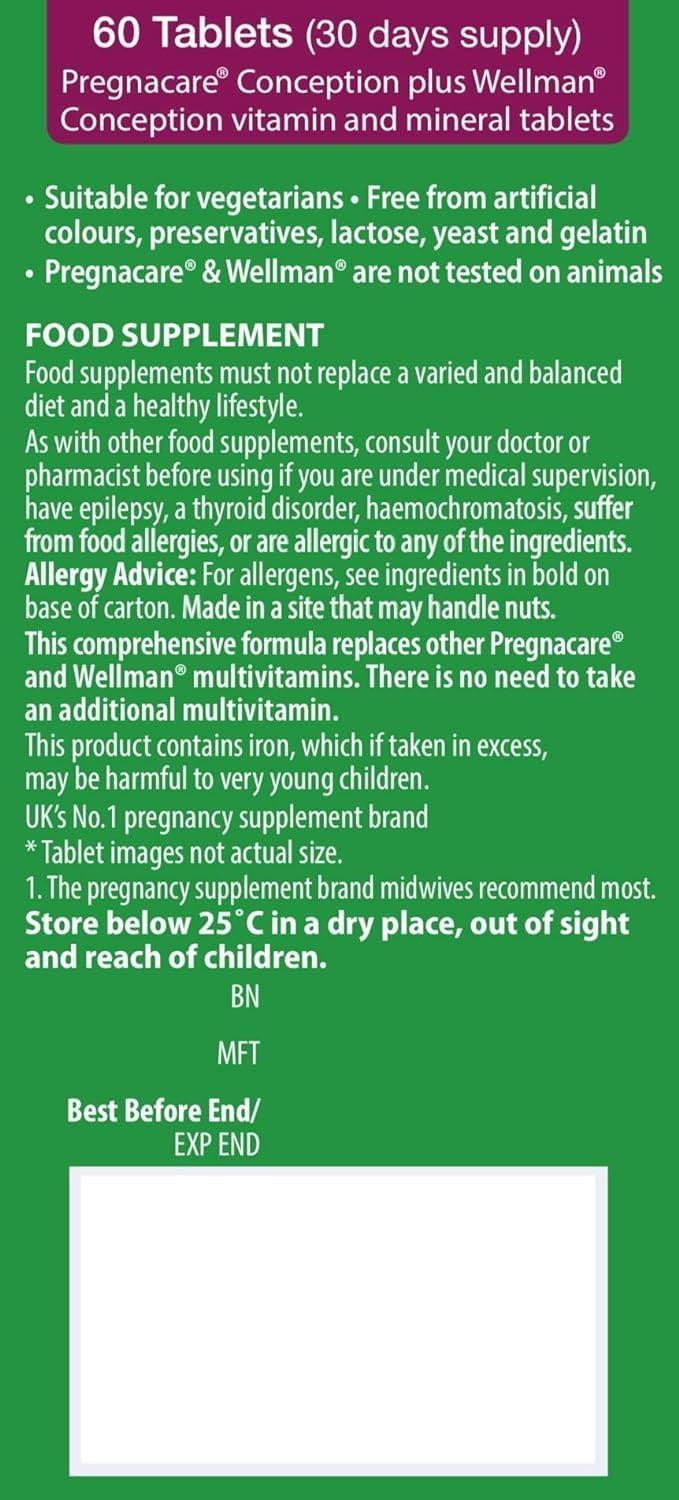 Pregnacare Pregnacare Him & Her Conception Nutritional Tablets, 60 Count