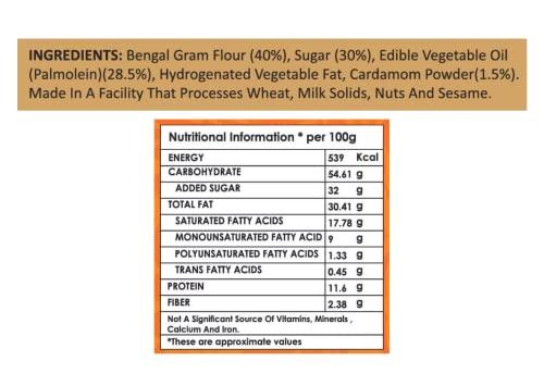 Crave Eatables Crave Eatables Bachubhai's Besan Laddu 200g (Pack of 200g × 4)