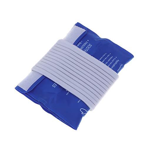 Artibetter Artibetter Gel Ice Pack Wrap Medical Cooling Compress Bag with Adjustable Elastic Strap for Sprain Muscle Pain Injury Hot Cold Therapy (Blue)