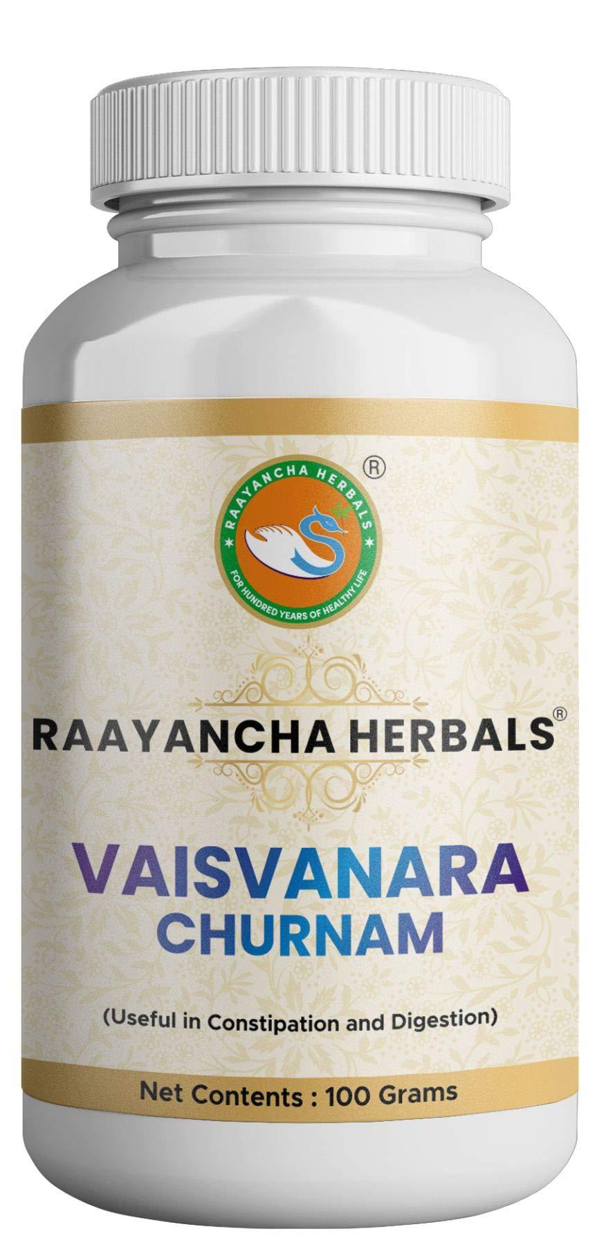 RAAYANCHA HERBALS Vaisvanara Churna | Vaiswanara Churna | 100% Herbal Ingredients | Pure and Natural | Ancient Formula | Digestive Support | Relief from Gas | 100 grams