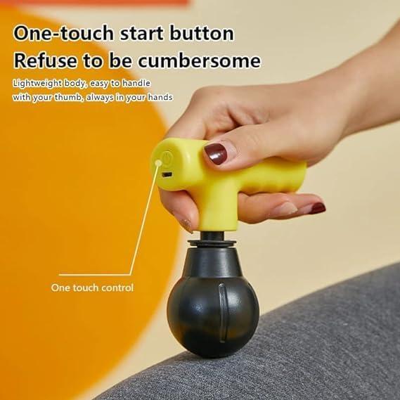 Wandering NAVA PAVA Electric Mini Fascial Gun Professional Portable Massage Gun Back Massager Guns For Pain Relief Body Neck Relaxation Massager