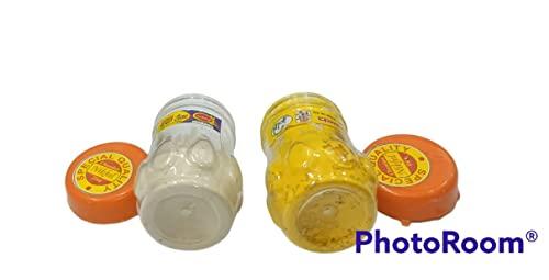 uyu Asta Gandham Tika | Chandan Tilak | Puja, Hwan, Tilak (20+20 grm, Yellow & White)