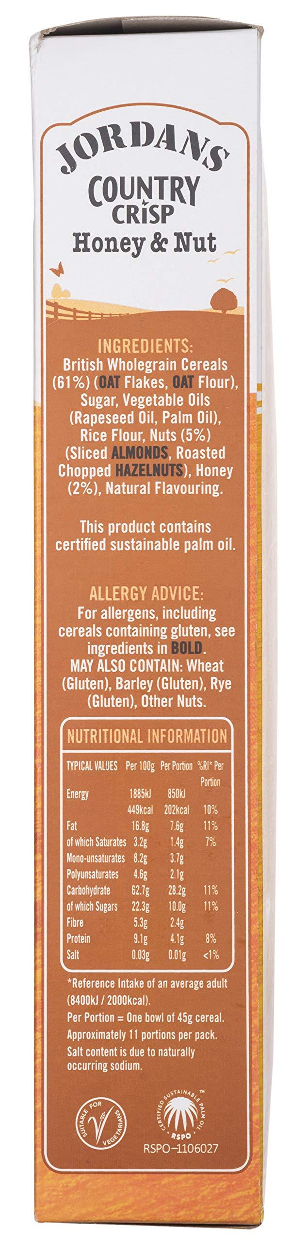 Jordans JORDANS Country Crisp - Granola Cereals - Delicious Honey & Nut, 500 g