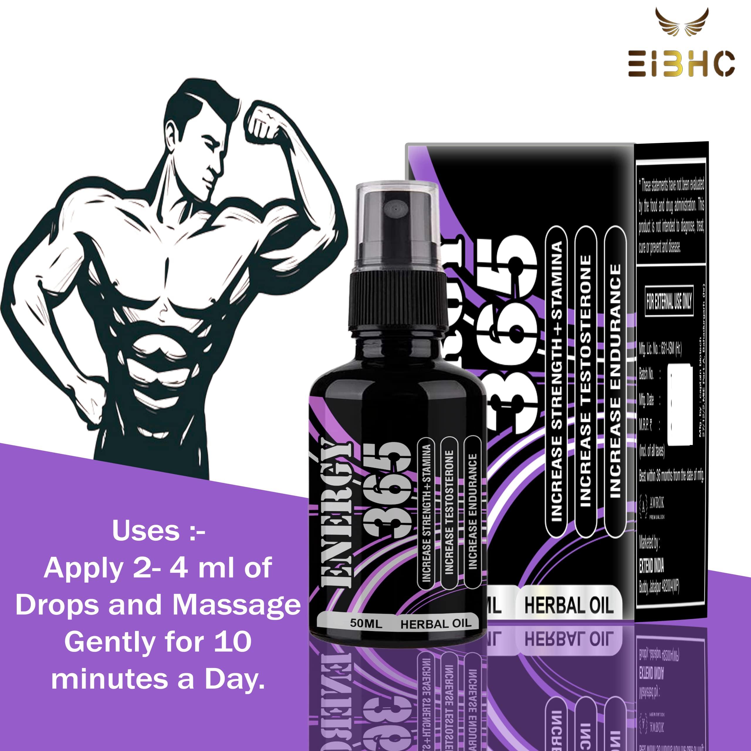 EIBHC EIBHC Ayurvedic Energy 365 Men Massage oil (100 ml)