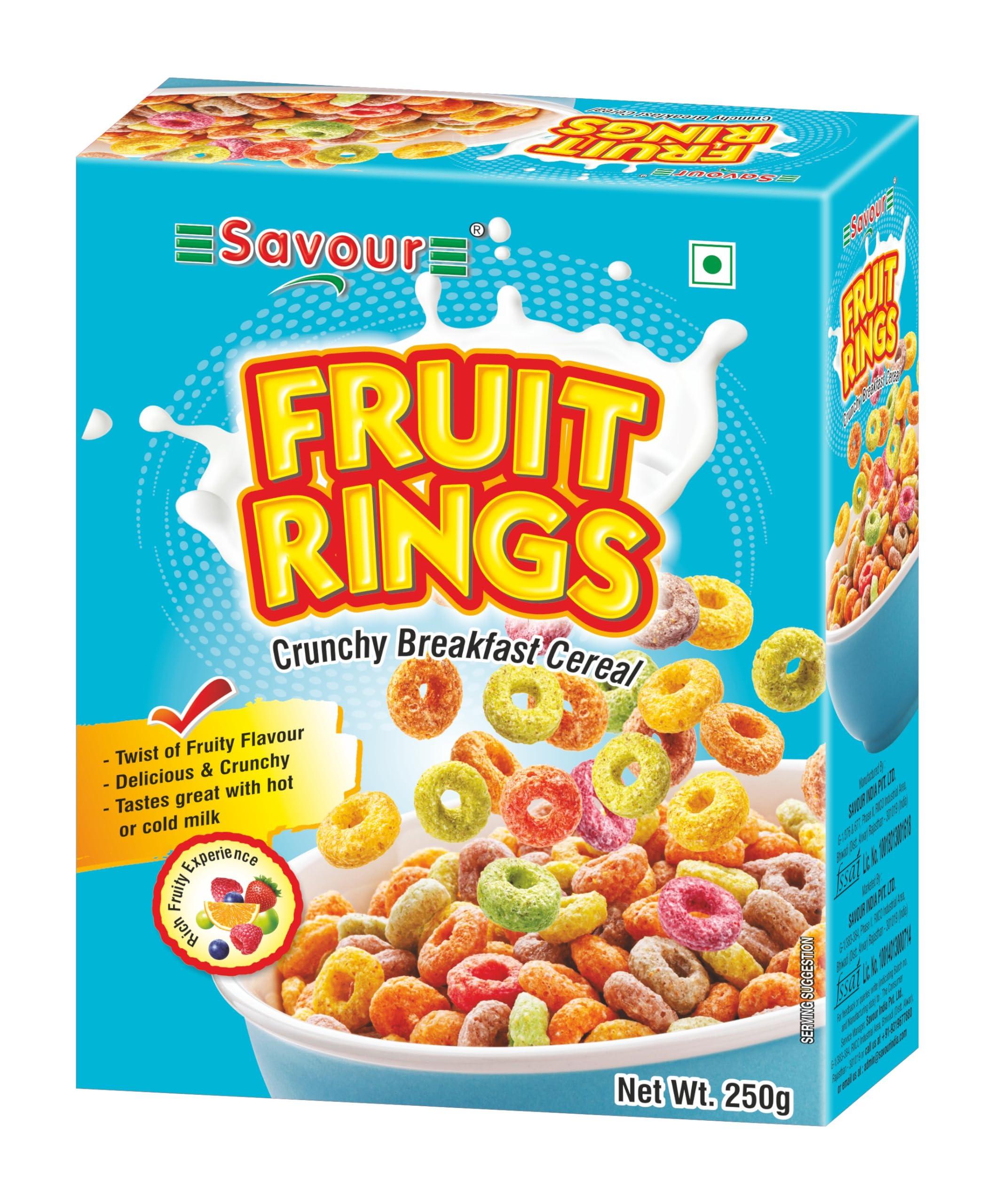 Savour Fruit Rings 250g Pack of 4