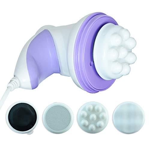 GET SET GO 3-in-1 Electric Handheld Full Body Massager with 4 attachments & variable speed for pain relief, body toning and massaging.