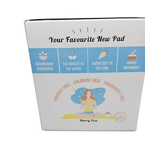 PLUSH Plush Ultra-Thin Sanitary Pads For Women, 7 Cotton Sanitary Napkins- Pack of 4 | For Rash Free Periods | Pure U.S. Cotton Pads | For All Skin Types | Safe and Hygienic