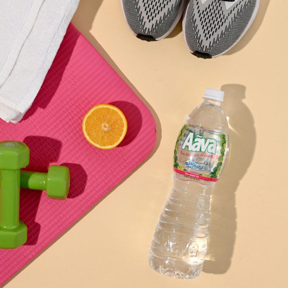 AAVA Aava Naturally Alkaline Mineral Water 1 LTR Cup-Cap | Pack of 12 (Origin Aravalli Hills , 100% Alkaline pH 8.0+ , Benefits of Calcium & Magnesium)