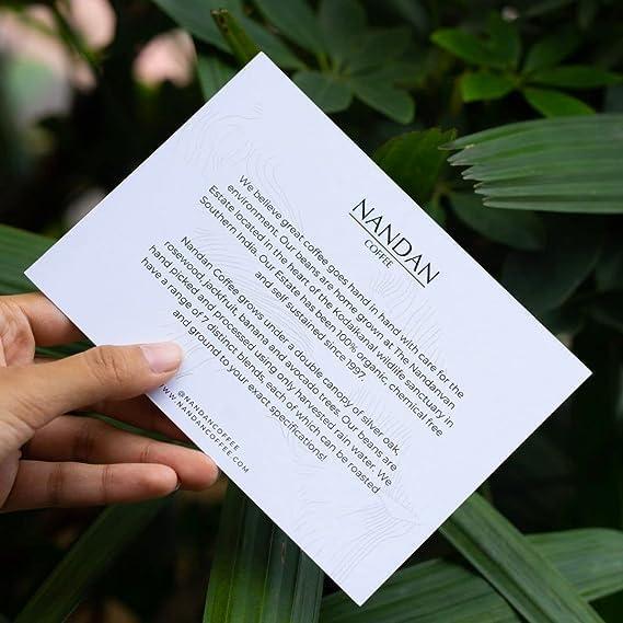 Nandan Coffee Nandan Coffee Organic Roasters Espresso Medium-Dark Roast Arabica Robusta Blend Coffee Powder, 250gms - Perfect for Stovetop Espresso Machine