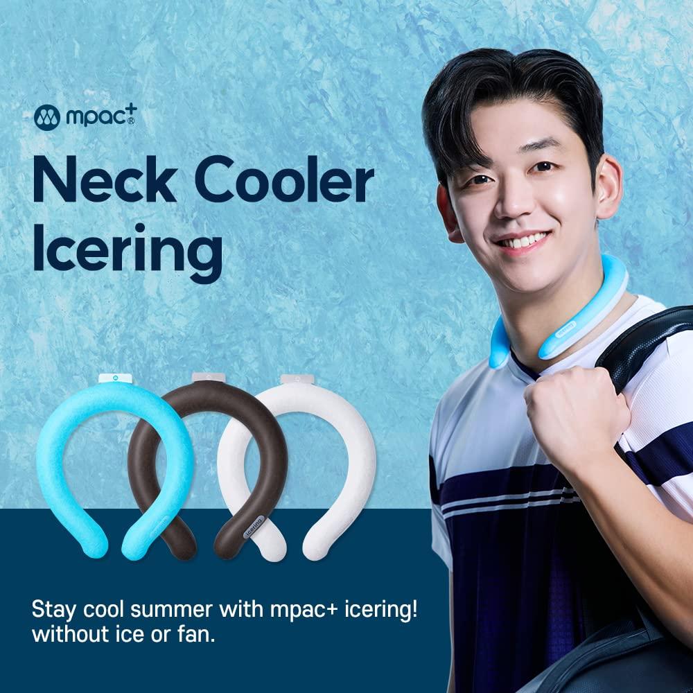 mpac+ mpac+ Neck Cooler | Cooling Neck Wraps, Neck Cooling Tube, Wearable, Personal Air Conditioner for Summer, Hot Weather, Freeze Below 64F, Cold Ice Pack Gel for Outdoor Workers, Sports (Basic(White))