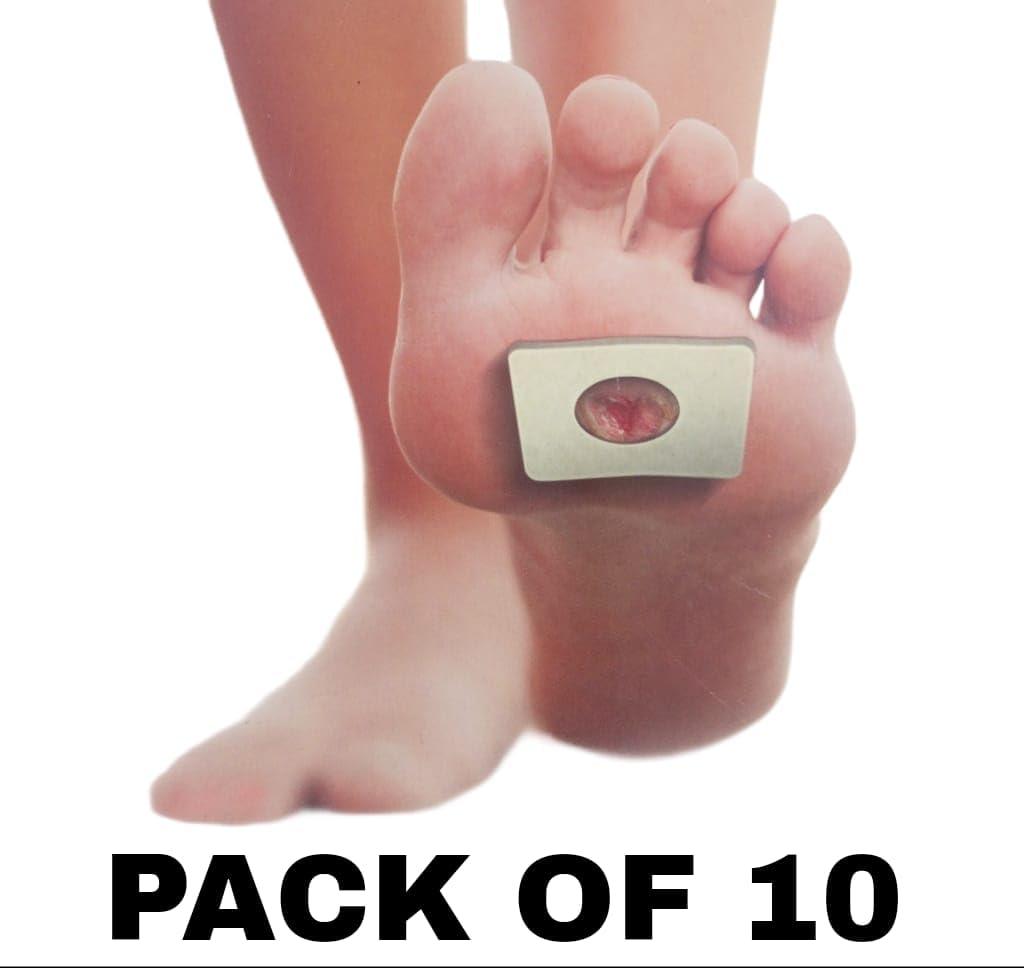 DYNAA Prozole Adhesive Felt Pads, 5x5 cm, for Feet, Dressing Pad