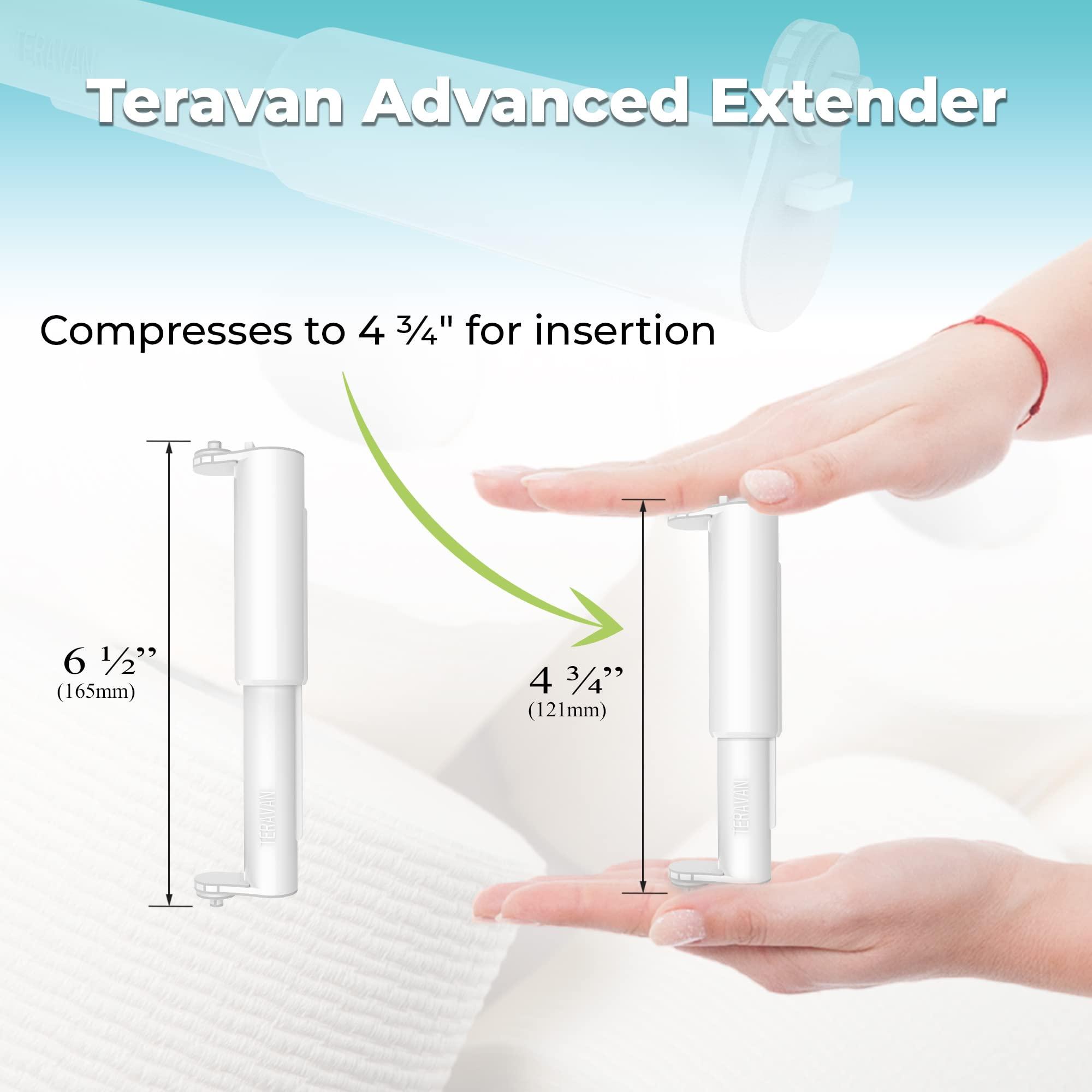 Teravan Teravan Advanced Extender for Larger Toilet Paper Rolls (White)