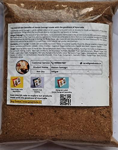 GOODVEDA GOODVEDA 100% Pure Hawan Samagri Packet || for Vedic Yagya Pujan Havan || with Natural Ingredients (1)