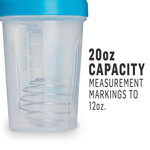 Blender Bottle Blender Bottle Classic Loop Top Shaker Bottle (Clear/Black Loop) - 20 Oz