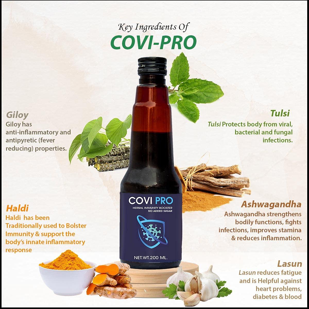 Le-vanza Food & Herbals Tar Clean For Lungs Detox | Lungs Cleaner |Tar Free Syrup | Sugar Free |Cough | Breathlessness |Lungs Detox For Smokers | Covipro Immunity Booster (Combo)