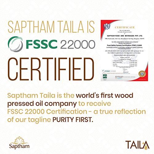 Saptham Saptham Taila 100% Wood Pressed/Cold Pressed Walnut Oil (100 ML)