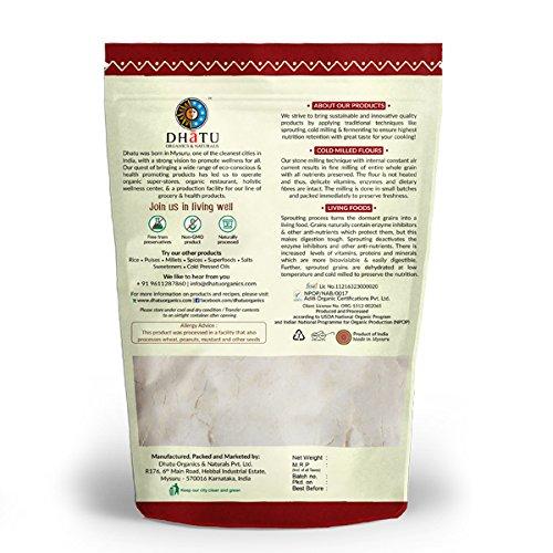 Dhatu Dhatu Organics & Naturals Long Emmer Wheat Flour, 500 g - Khapli Atta, Farro Flour, Sambha Wheat