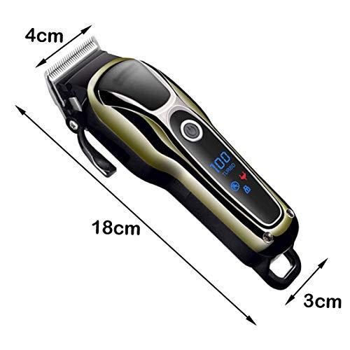 OSL OSL AC-DC Rechargeable Kemeii Cordless & Corded Waterproof Professional Hair Clipper Beard Mustache Trimmer Powerful Electric Razor for Men With LED Display Multicolor (6 Month Warranty)