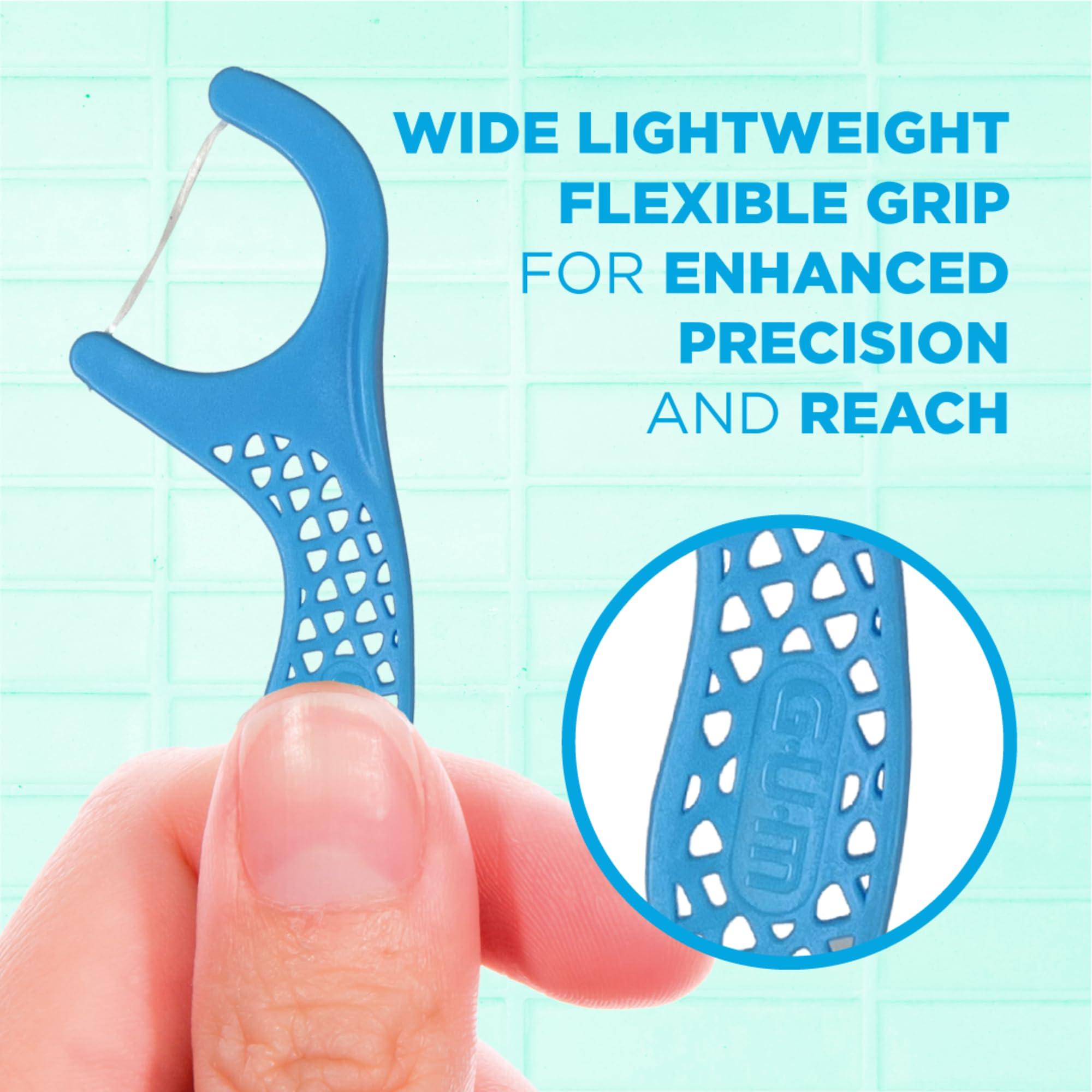 Gum Sunstar 888JC GUM Advanced Care Flossers, Fresh Mint, Vitamin E & Fluoride, 150 Count (packaging may vary)