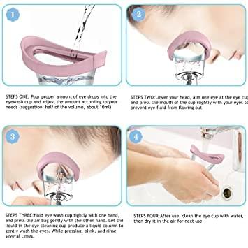 Dhadh Dhadh Silicone Eyewasher Lightweight Squeeze Eye Cleaning Eye Washer (1)