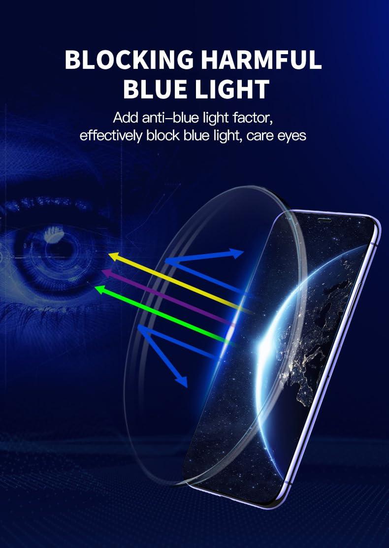 iMagfy iMagfy Foldable Stylish Blue Cut Anti Glare Reflection|Anti-Fatigue Reading Glassses for Men and Women with Free Lens Spray and ScrewDriver Keychain|Regular Comfort fit|Silver Color (+2.50)