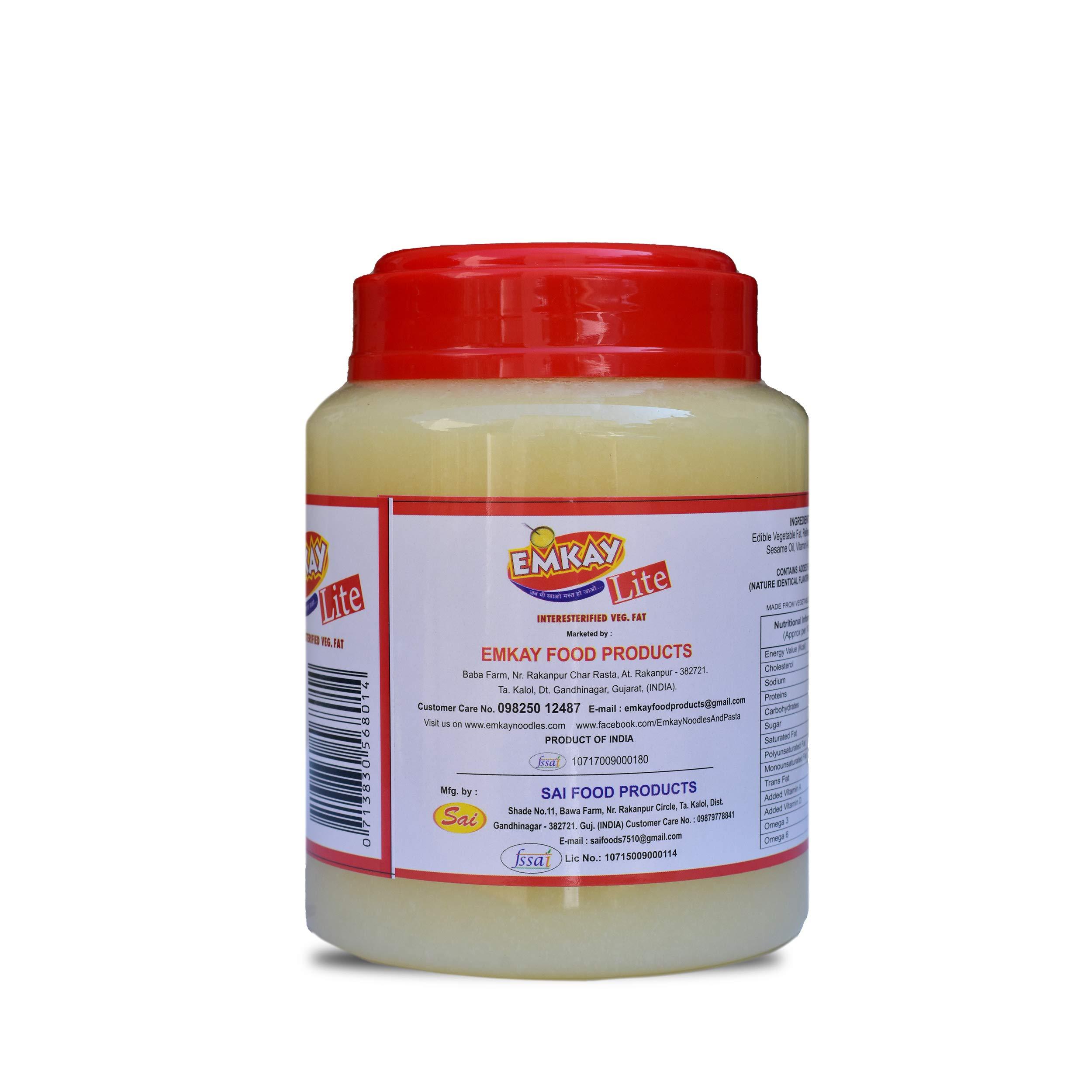 EMKAY EMKAY LITE INTERESTERIFIED VEG FAT VEGAN FAT (500 ML)