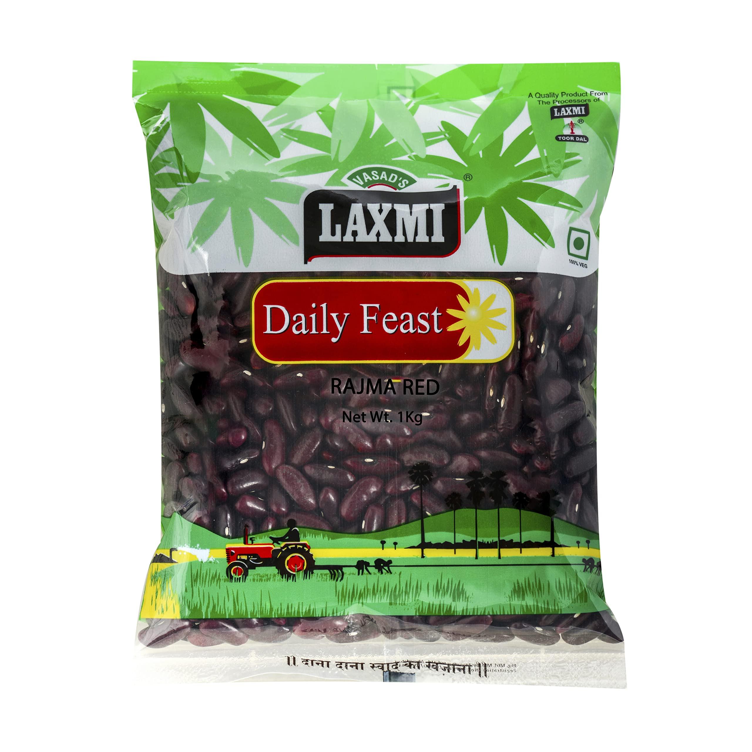LAXMI DAILY FEAST Laxmi Daily Feast Red Rajma Big Lal Rajma Chitkabra, 1 kg