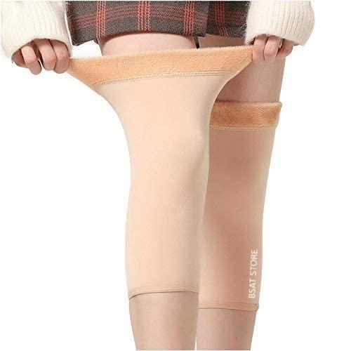 BSAT STORE BSAT STORE Unisex Woolen Thermal Warm Leg Warmers and Finger less Long Socks Protective Knee Cap (Skin)